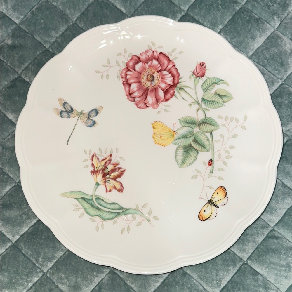 Lenox Butterfly Meadow dinner plate dragonfly